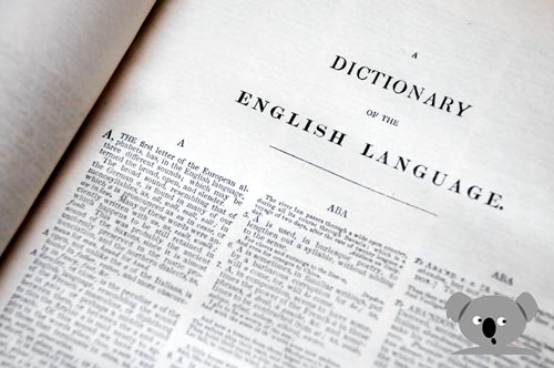 Johnson's Dictionary 1755